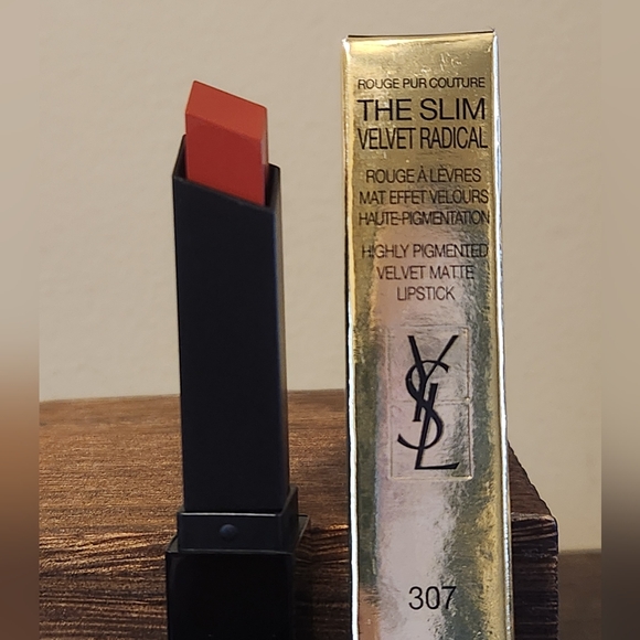 YSL SLIM VELVET RADICAL LIP COLOR - FIERY SPICE - Picture 2 of 5